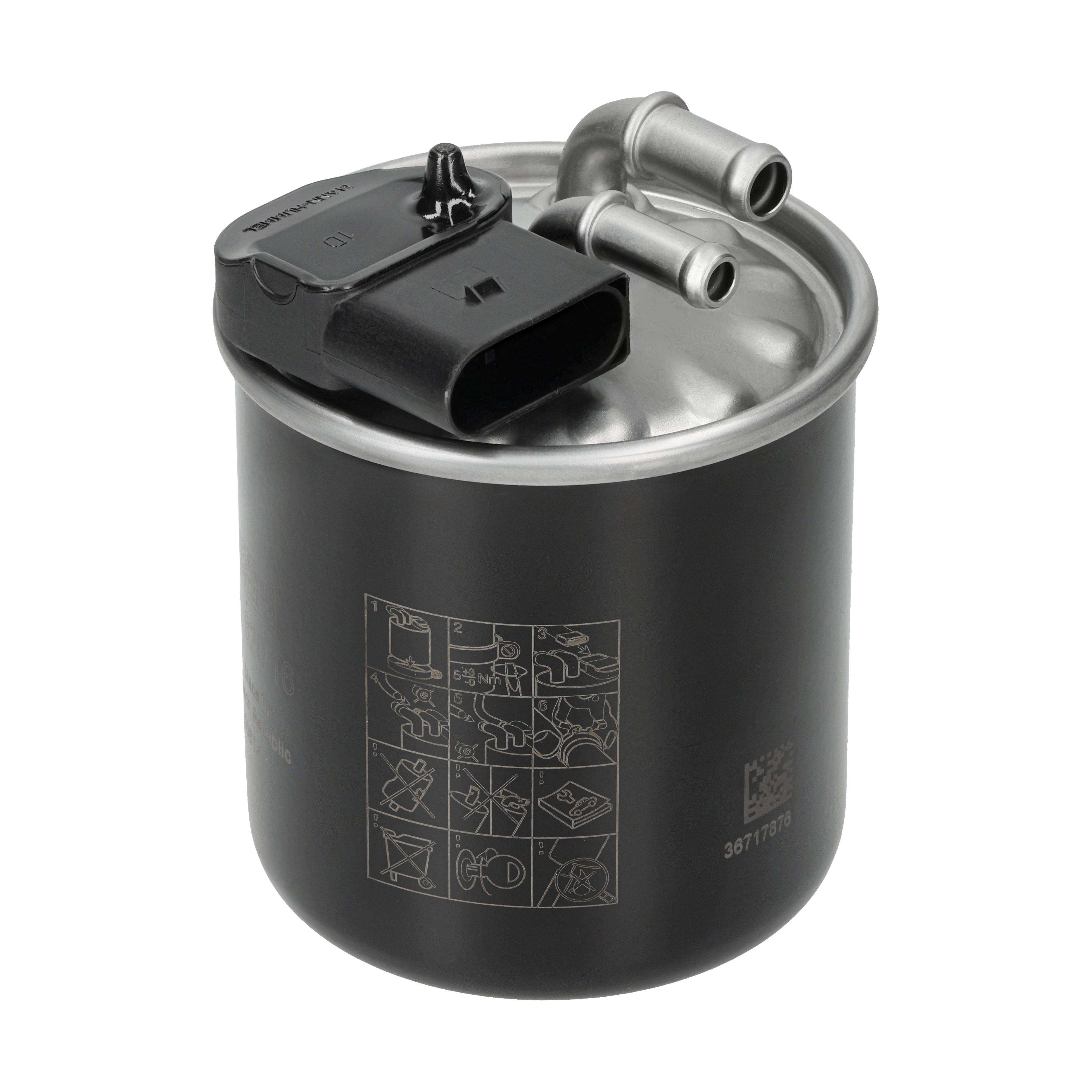 MANN-FILTER Brændstof-filter wk82016 Lednings 100mm for MERCEDES-BENZ