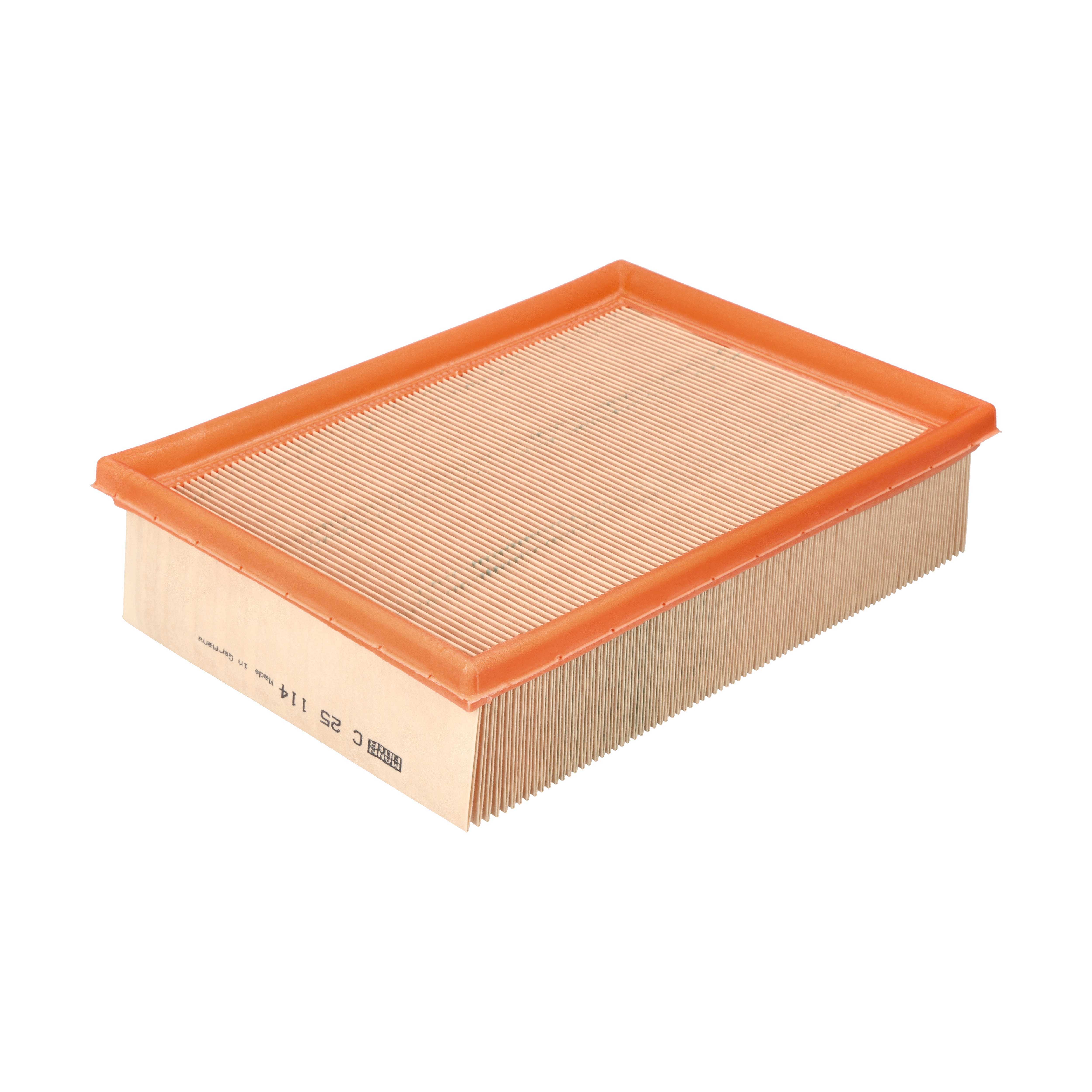 MANN-FILTER Luftfilter c25114 Filterindsats length_mm_203|Længde [mm]|235 width_mm_206|Bredde [mm]|176 height_mm_209|Højde [mm]|57 57mm for BMW