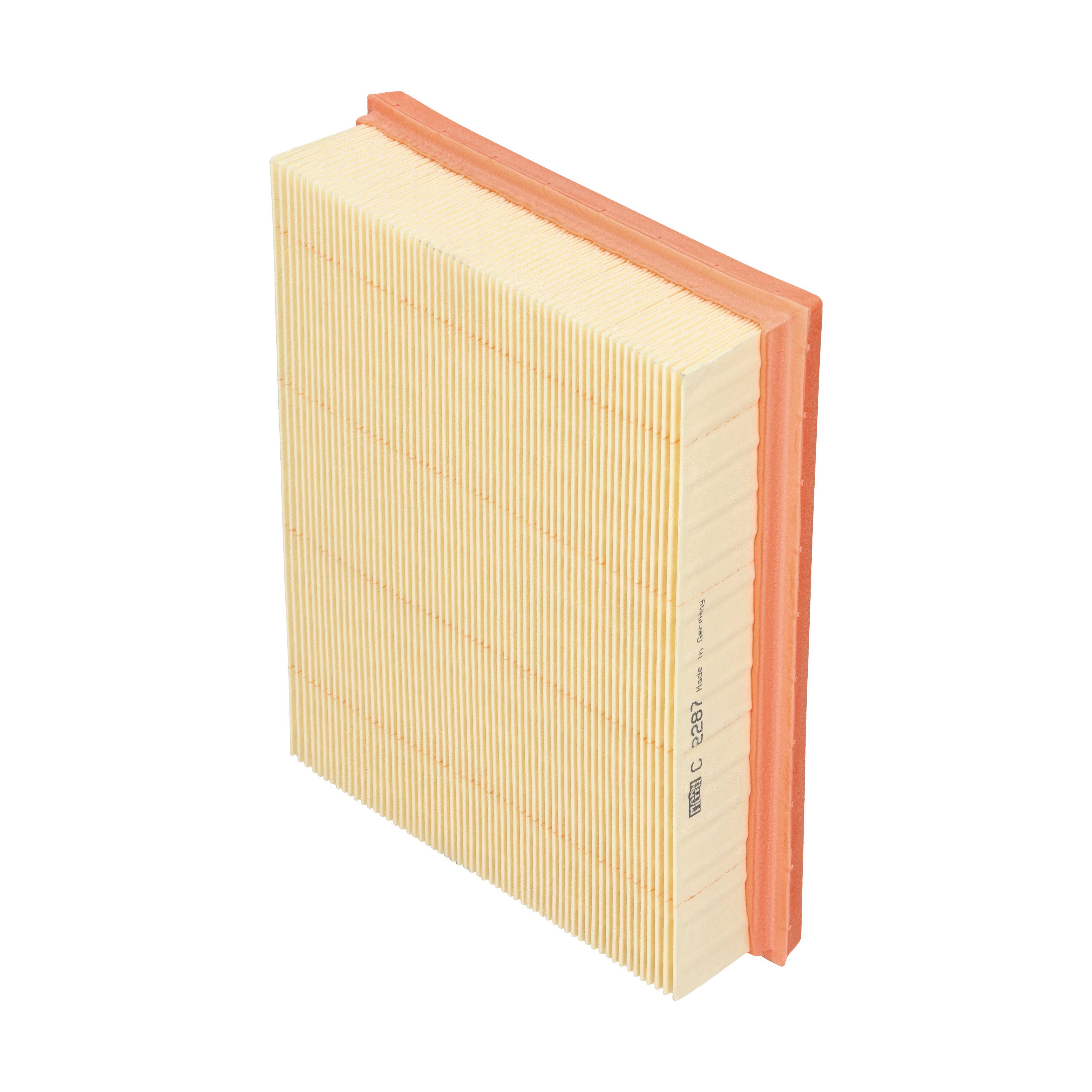 MANN-FILTER Luftfilter c2287 Filterindsats length_mm_203|Længde [mm]|174 width_mm_206|Bredde [mm]|219 height_mm_209|Højde [mm]|50 50mm for MERCEDES-B