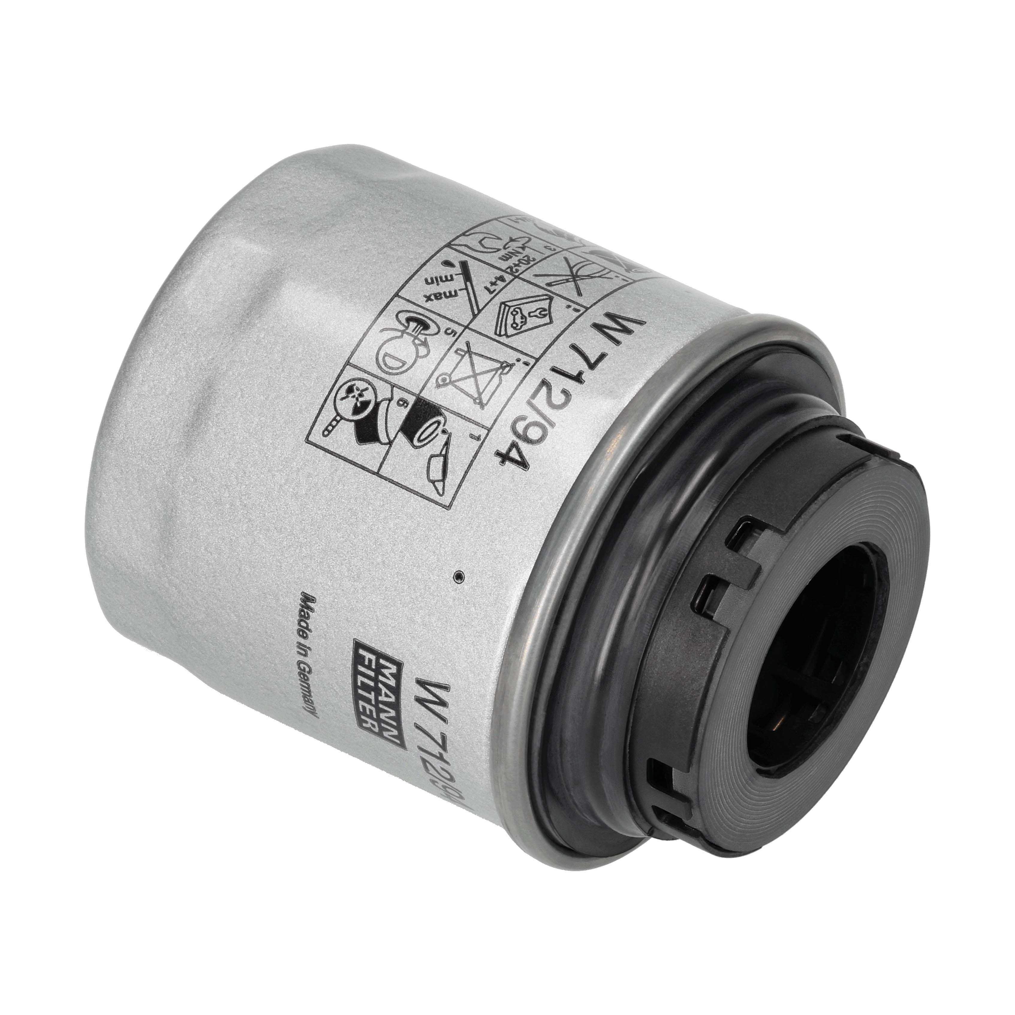 MANN-FILTER Oliefilter w71294 Påskruet 97mm 3/4-16 UNF-1B for VAG
