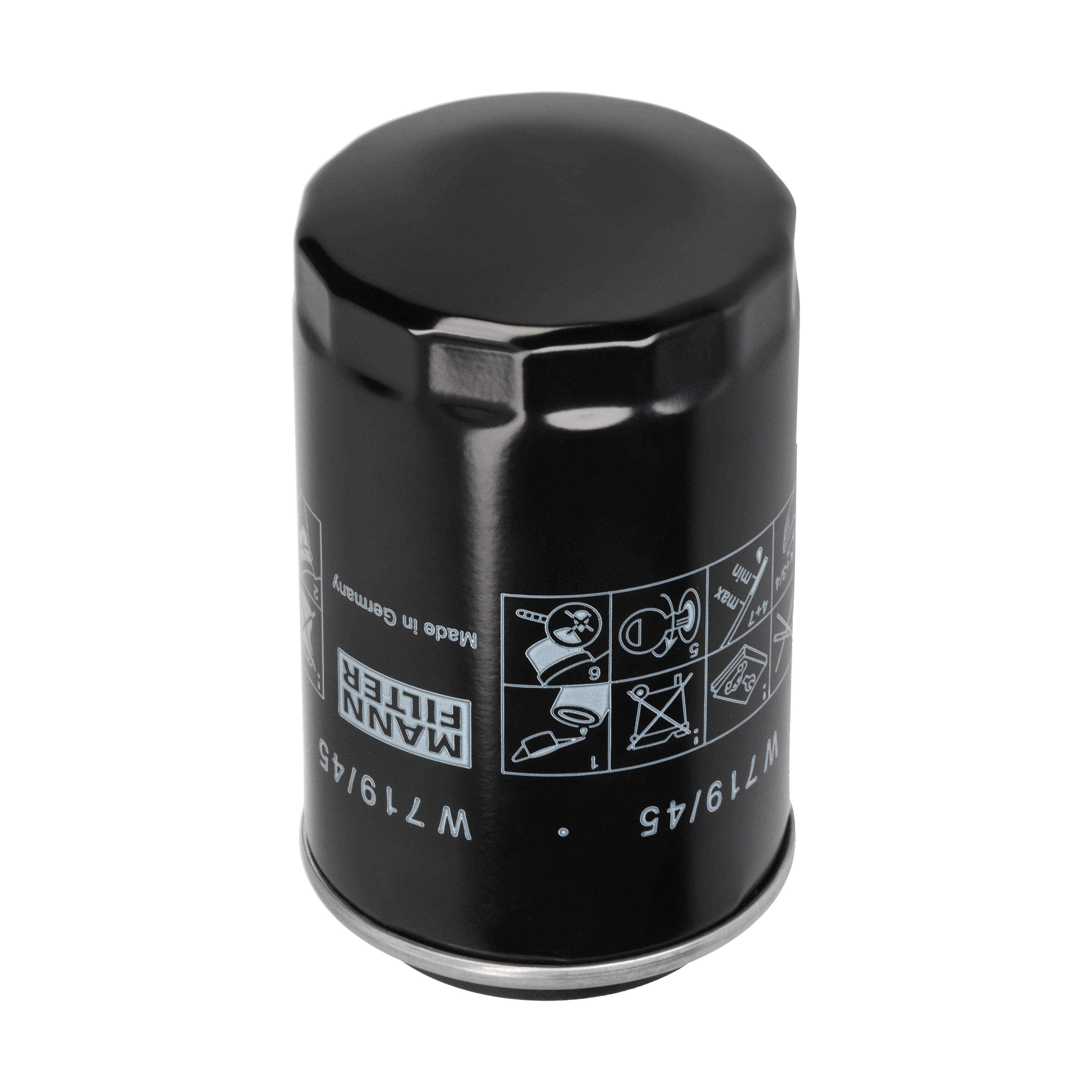 MANN-FILTER Oliefilter w71945 Påskruet 143mm M27x1.5 for GEELY VAG GREAT WALL