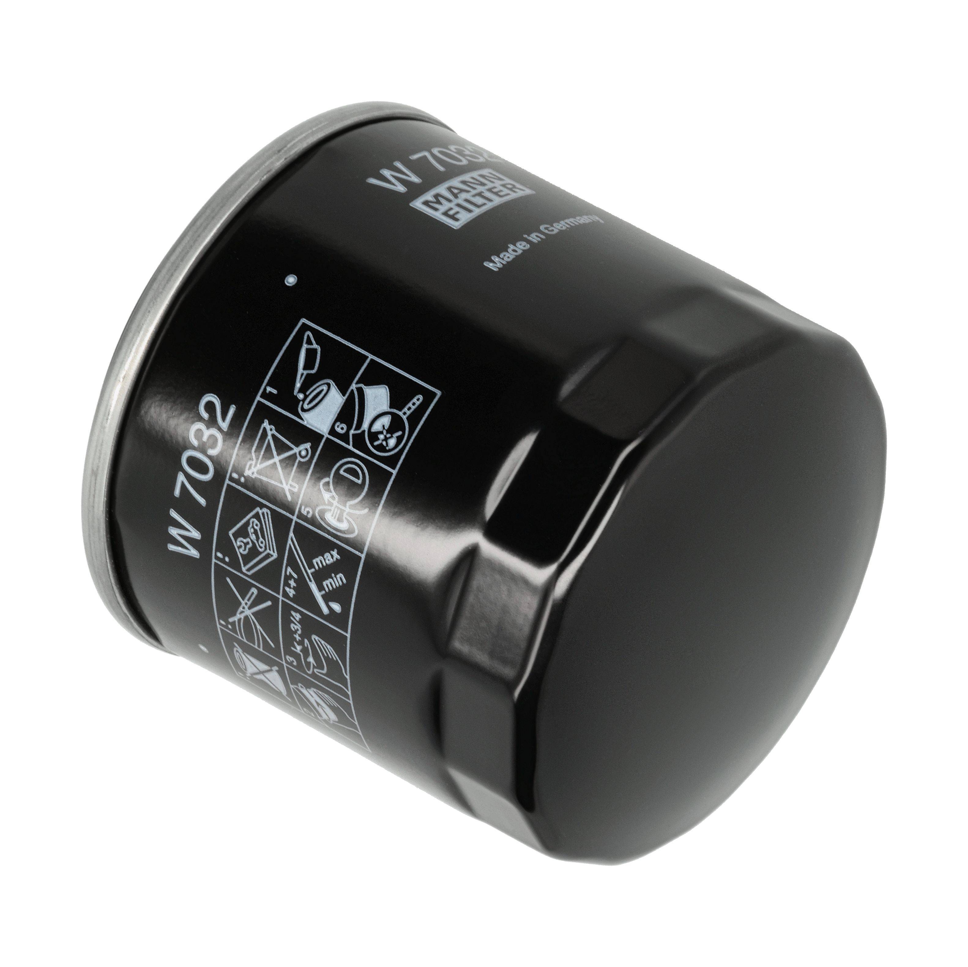 MANN-FILTER Oliefilter w7032 Påskruet 79mm M20x1.5 for MERCEDES-BENZ NISSAN RENAULT