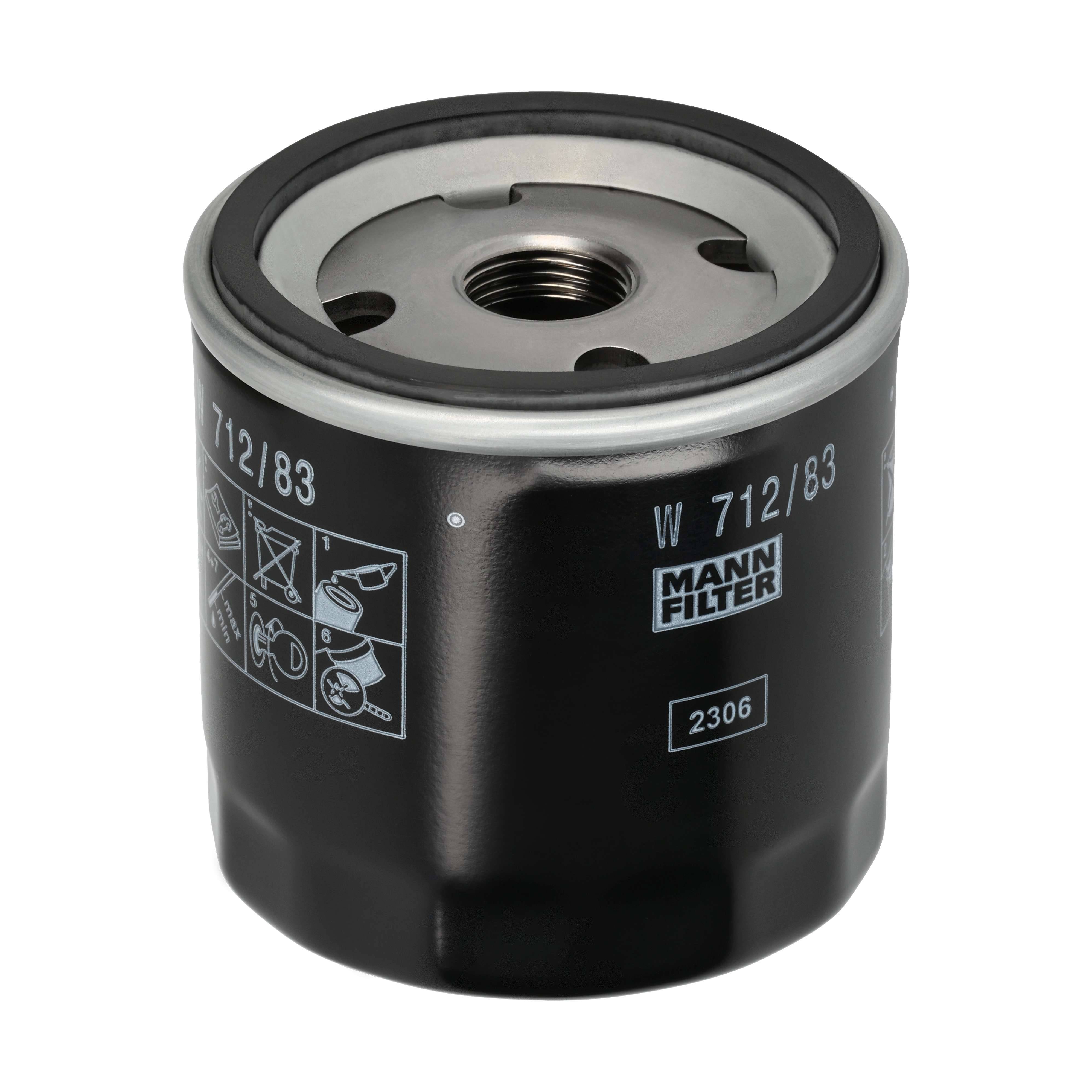 MANN-FILTER Oliefilter w71283 Påskruet 79mm 3/4-16 UNF for ONAN DAIHATSU FIAT TOYOTA MINI VAG LDV CHERY BAW