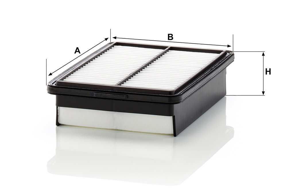 MANN-FILTER Luftfilter C 24 054 Filterindsats length_mm_203|Længde [mm]|244 width_mm_206|Bredde [mm]|163 height_mm_209|Højde [mm]|53 53mm for HYUNDAI