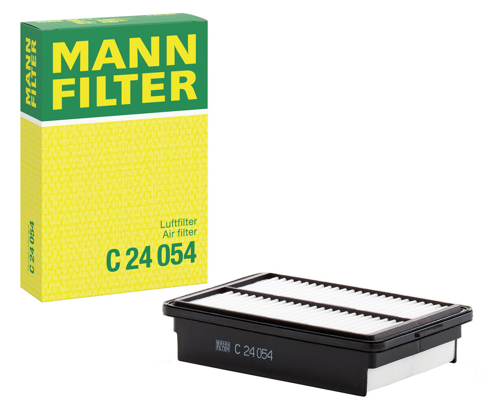 MANN-FILTER Luftfilter c24054 Filterindsats length_mm_203|Længde [mm]|244 width_mm_206|Bredde [mm]|163 height_mm_209|Højde [mm]|53 53mm for KIA HYUND
