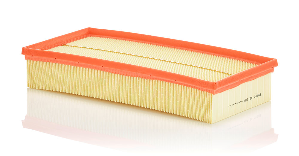 MANN-FILTER Luftfilter c35017 Filterindsats length_mm_203|Længde [mm]|347 width_mm_206|Bredde [mm]|163 height_mm_209|Højde [mm]|58 58mm for LAND ROVE
