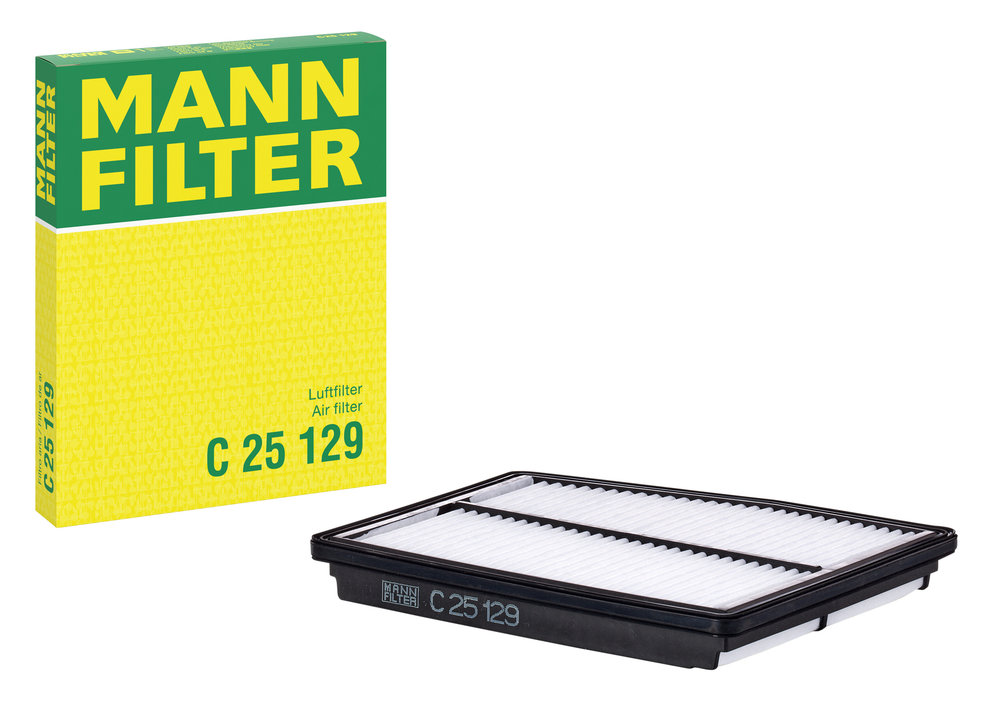 MANN-FILTER Luftfilter c25129 Filterindsats length_mm_203|Længde [mm]|247 width_mm_206|Bredde [mm]|195 height_mm_209|Højde [mm]|29 29mm for HYUNDAI