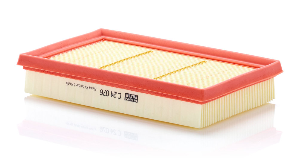 MANN-FILTER Luftfilter C 24 076 Filterindsats length_mm_203|Længde [mm]|240 width_mm_206|Bredde [mm]|147 height_mm_209|Højde [mm]|42 42mm for TOYOTA
