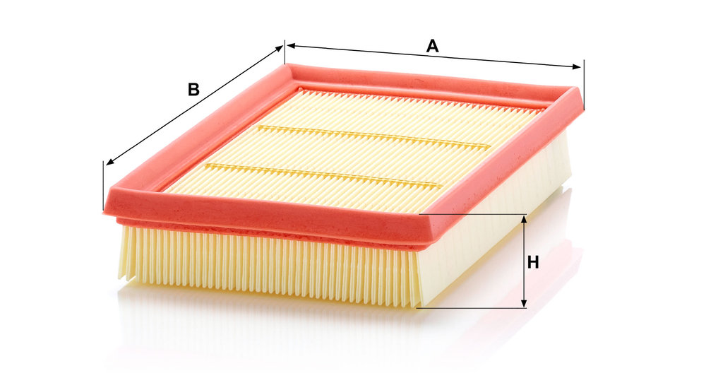 MANN-FILTER Luftfilter c24076 Filterindsats length_mm_203|Længde [mm]|240 width_mm_206|Bredde [mm]|147 height_mm_209|Højde [mm]|42 42mm for TOYOTA
