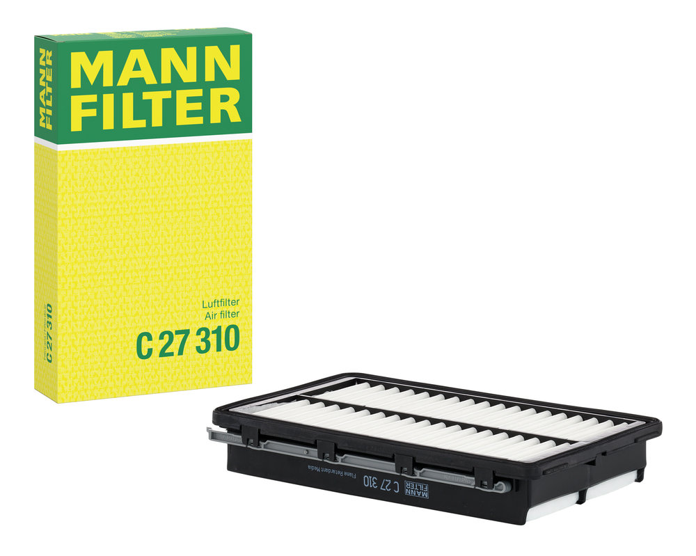 MANN-FILTER Luftfilter c27310 Filterindsats length_mm_203|Længde [mm]|280 width_mm_206|Bredde [mm]|161 height_mm_209|Højde [mm]|44 44mm for KIA
