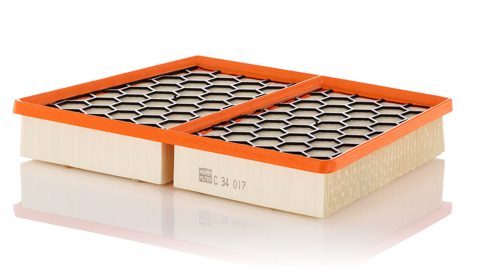 MANN-FILTER Luftfilter c34017 Filterindsats length_mm_203|Længde [mm]|348 width_mm_206|Bredde [mm]|242 height_mm_209|Højde [mm]|49 49mm for FIAT