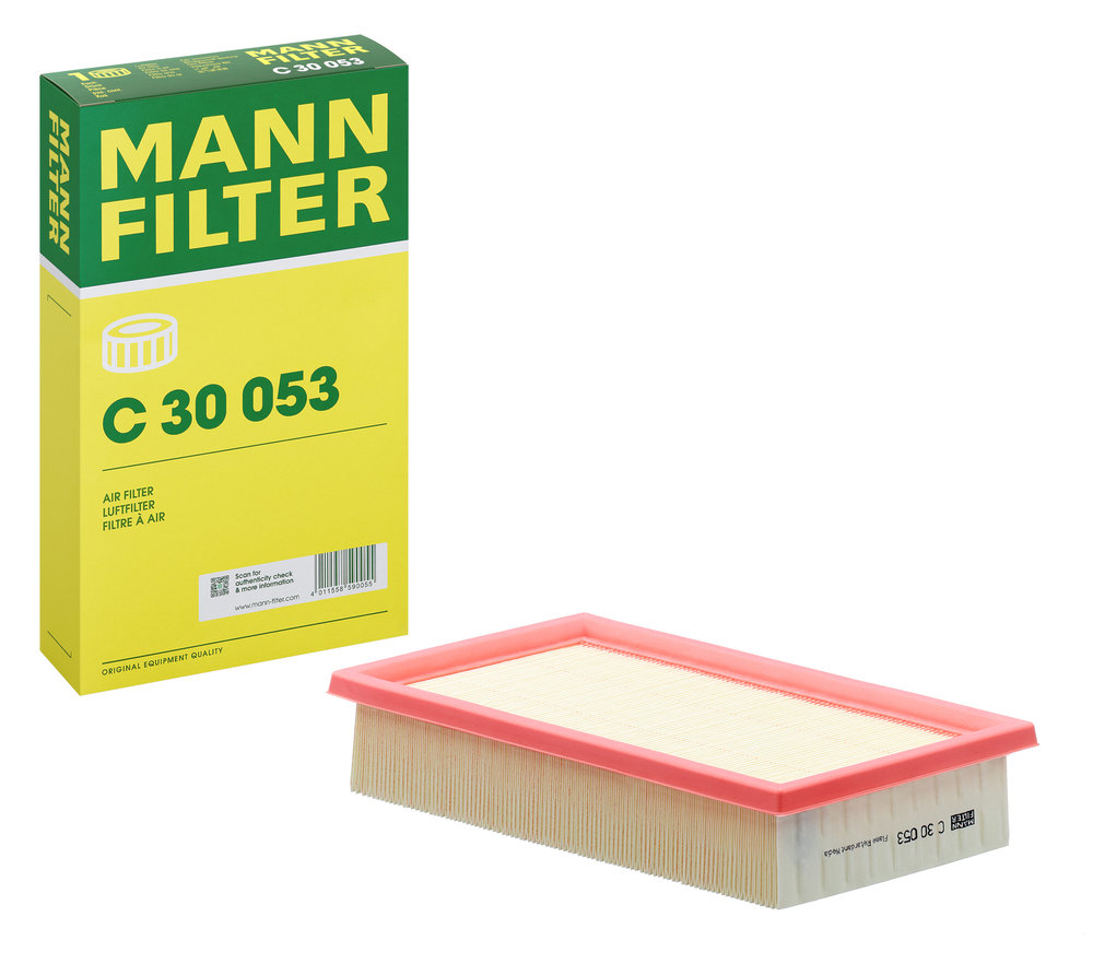 MANN-FILTER Luftfilter c30053 Filterindsats length_mm_203|Længde [mm]|304 width_mm_206|Bredde [mm]|174 height_mm_209|Højde [mm]|58 58mm for LAND ROVE