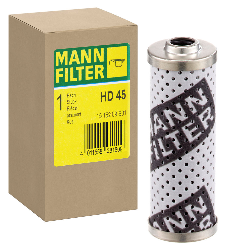 Hydraulisk filter, styresystem MANN-FILTER HD 45