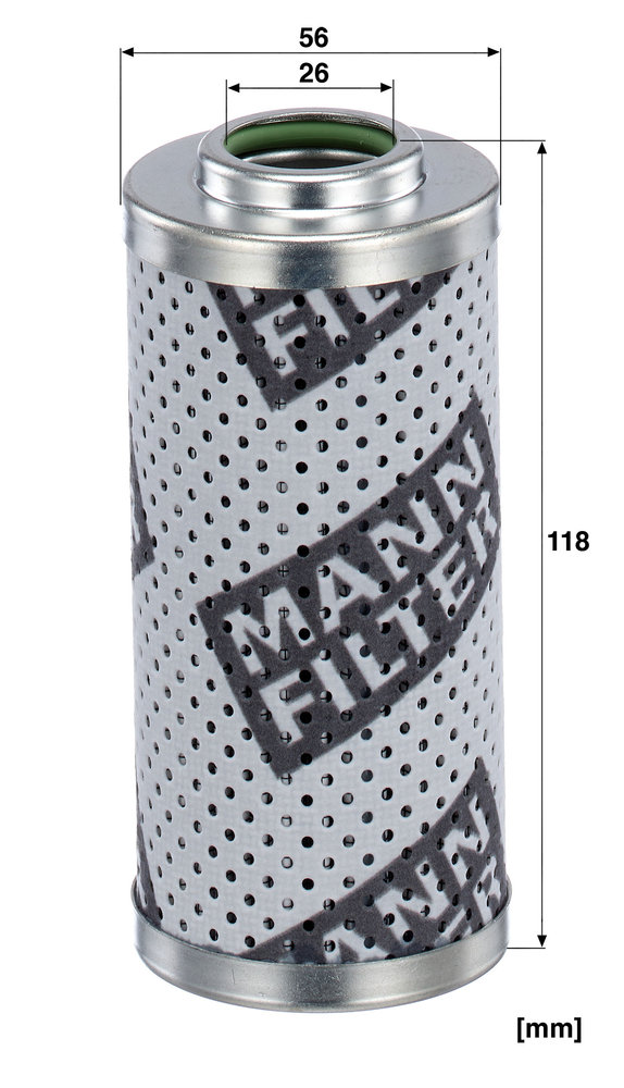MANN-FILTER Filter, arbejdshydraulik HD 612/1