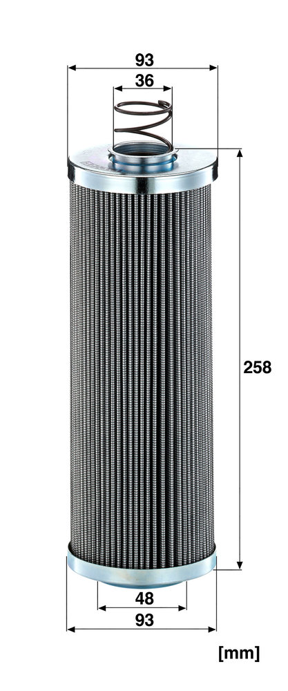 MANN-FILTER Filter, arbejdshydraulik HD 1053 x for STEYR