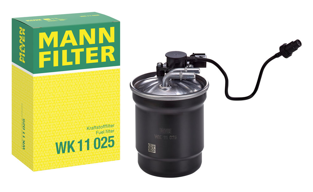 MANN-FILTER Brændstof-filter WK 11 025 Lednings 129mm for FORD