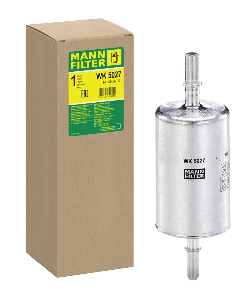 MANN-FILTER Brændstof-filter wk5027 Lednings 153mm for FIAT
