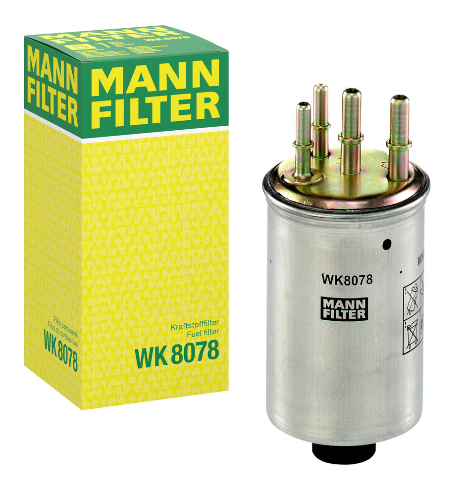 MANN-FILTER Brændstof-filter wk8078 Lednings 147mm for LAND ROVER