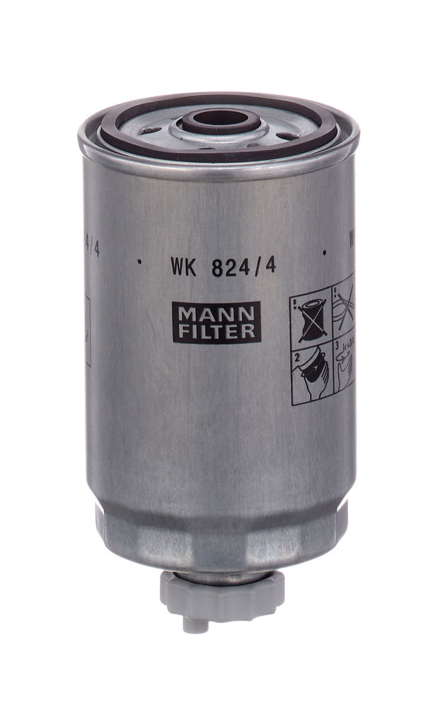 MANN-FILTER Brændstof-filter wk8244 Påskruet 152mm for FORD LAND ROVER