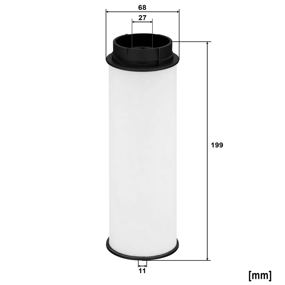 MANN-FILTER Brændstof-filter PU 7023 z Filterindsats height_mm_209|Højde [mm]|199 inner_diameter_mm_496|Indvendig diameter [mm]|27 outer_diameter_mm_4