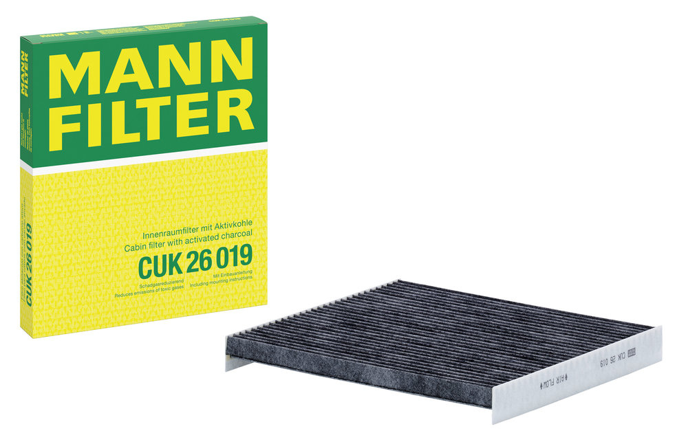 MANN-FILTER Kabineluftfilter CUK 26 019 bag ved handskerummet for HYUNDAI KIA