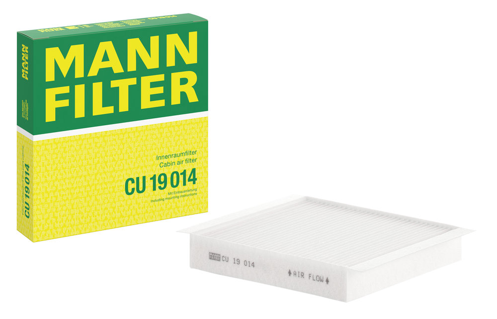 MANN-FILTER Kabineluftfilter cu19014 Motorrum, passagerside, under vandkasseafdækningen for MERCEDES-BENZ