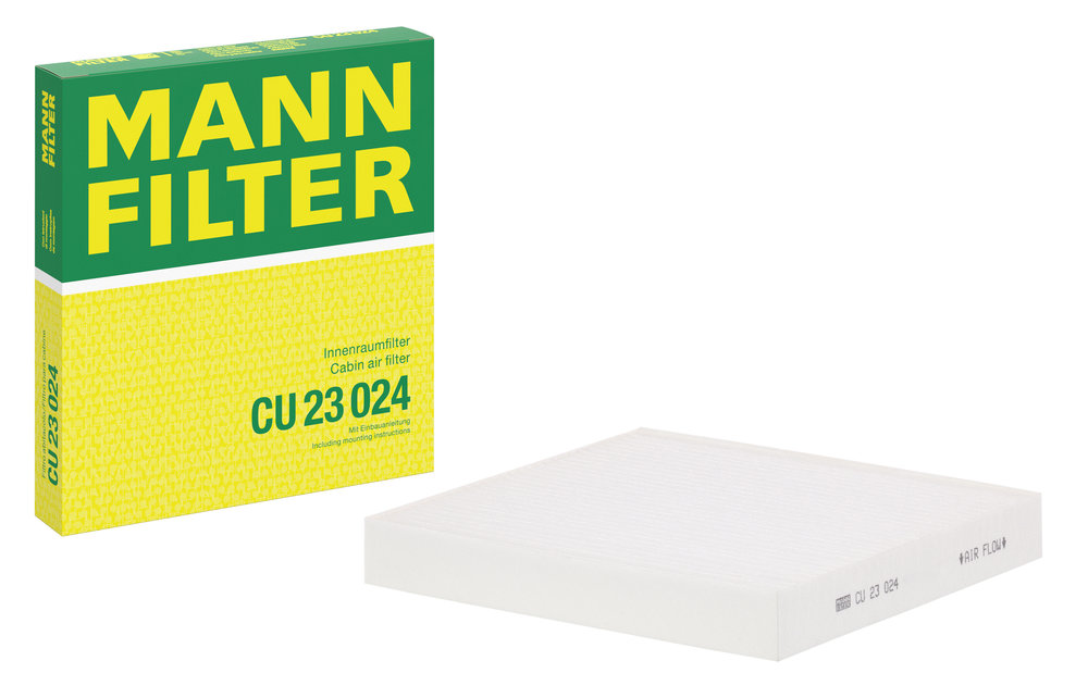 MANN-FILTER Kabineluftfilter cu23024 bag ved handskerummet for HYUNDAI KIA