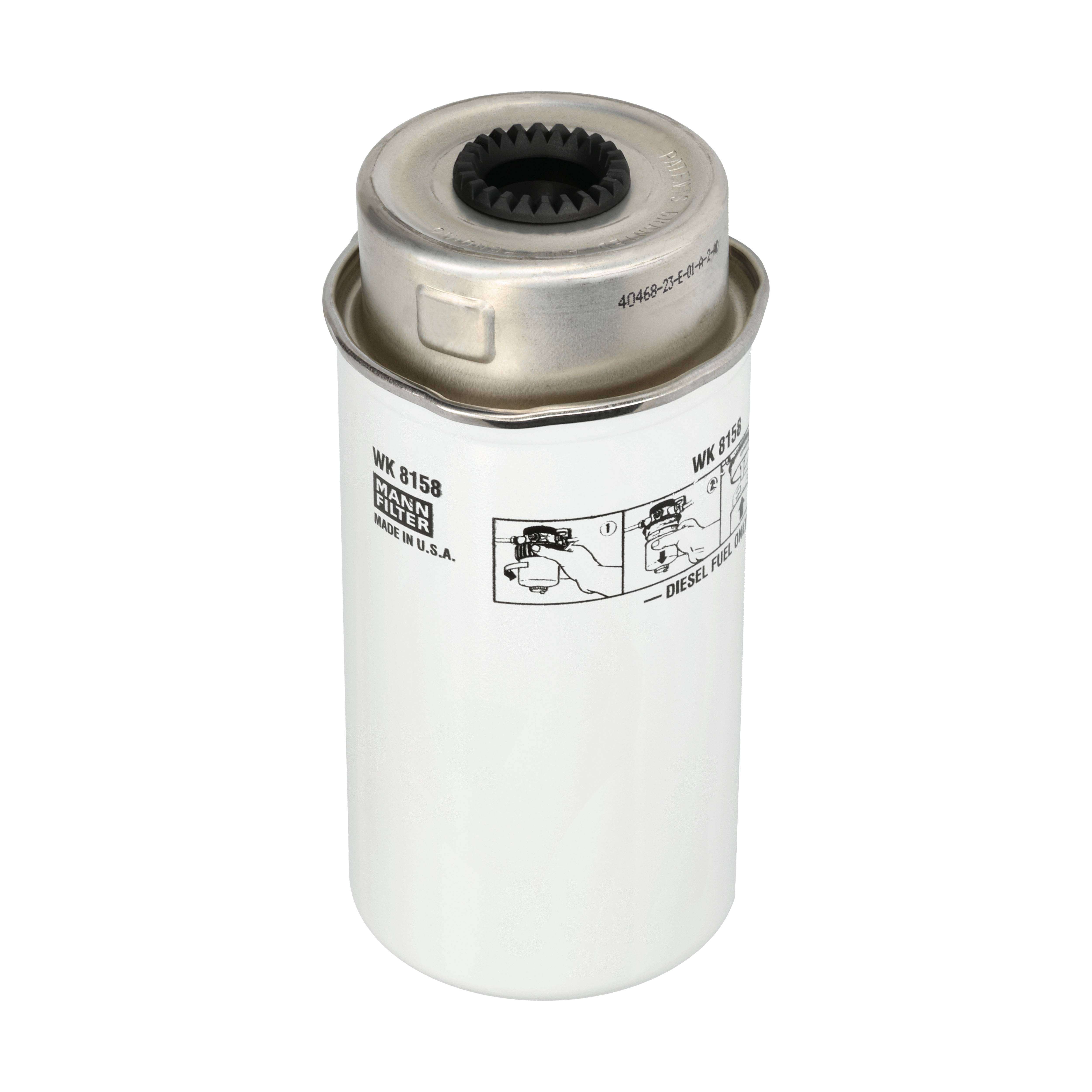 MANN-FILTER Brændstof-filter wk8158 Påskruet 201mm for FORD