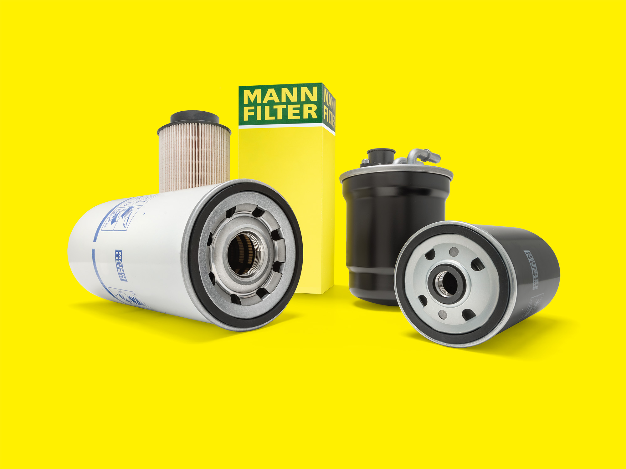 MANN-FILTER Brændstof-filter wk8206 Påskruet 150mm for HYUNDAI