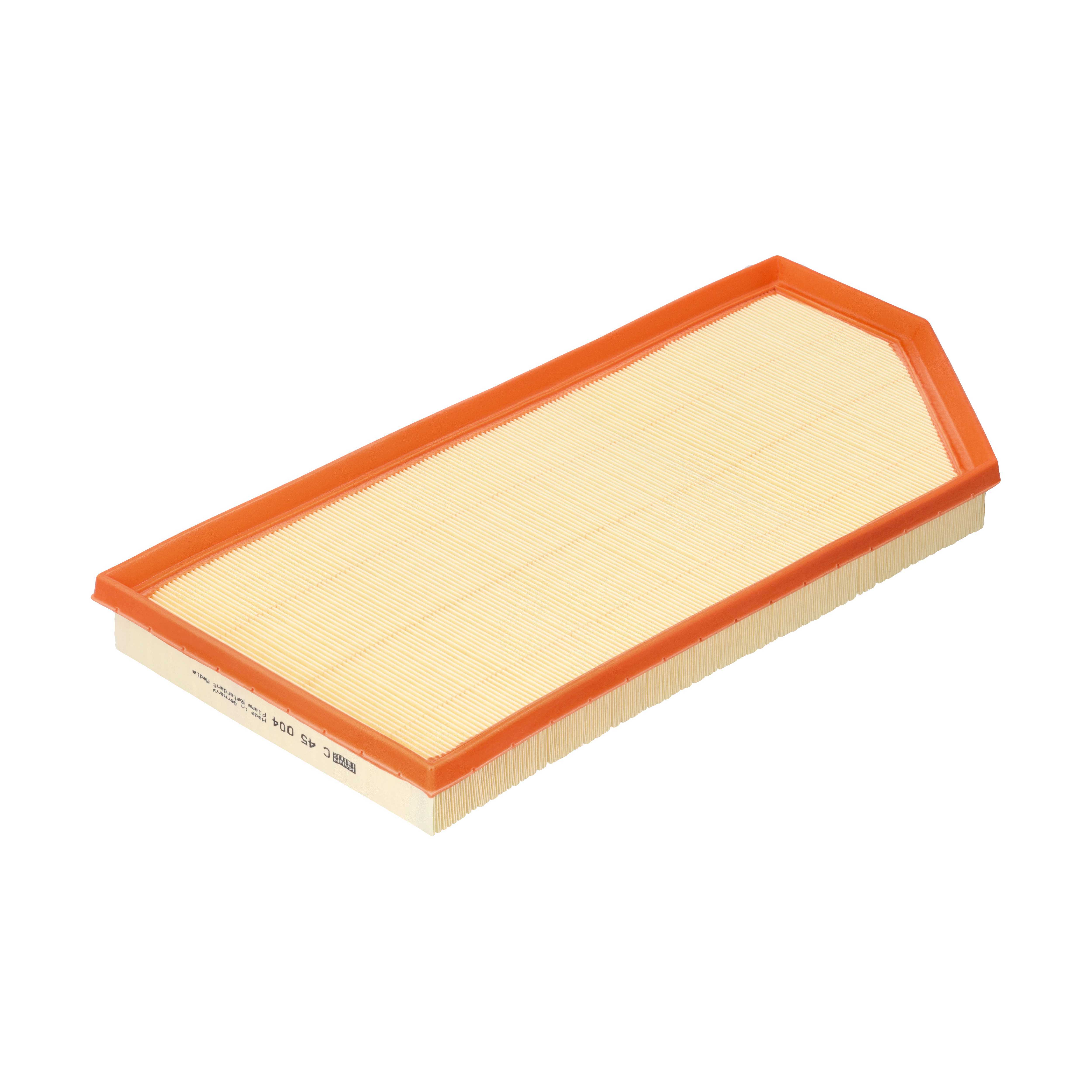 MANN-FILTER Luftfilter c45004 Filterindsats length_mm_203|Længde [mm]|412 width_mm_206|Bredde [mm]|202 height_mm_209|Højde [mm]|35 35mm for MERCEDES-
