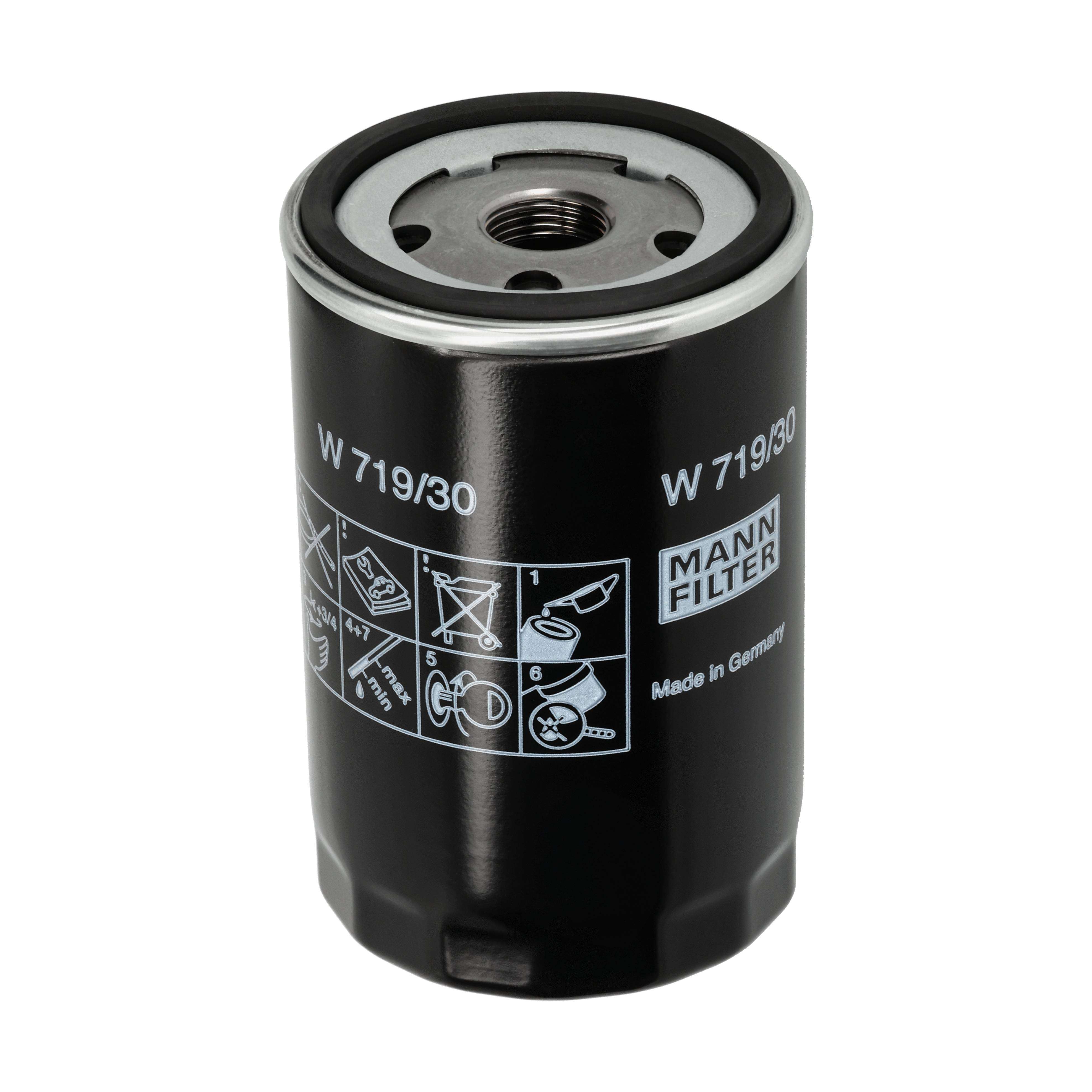 MANN-FILTER Oliefilter w71930 Påskruet 120mm 3/4-16 UNF for VAG VW (SVW) VM