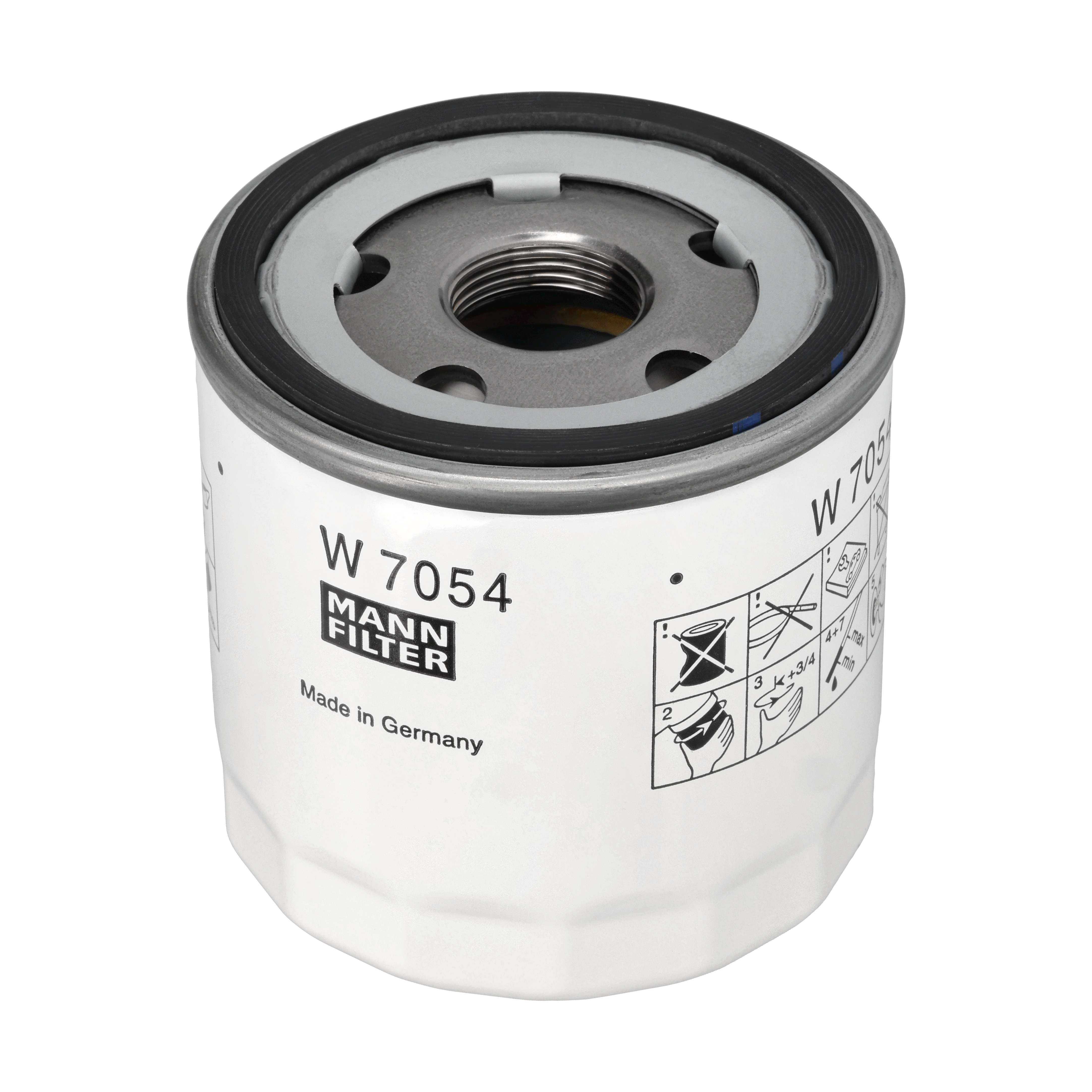 MANN-FILTER Oliefilter W 7054 Påskruet 79mm M22x1.5-6H for FORD