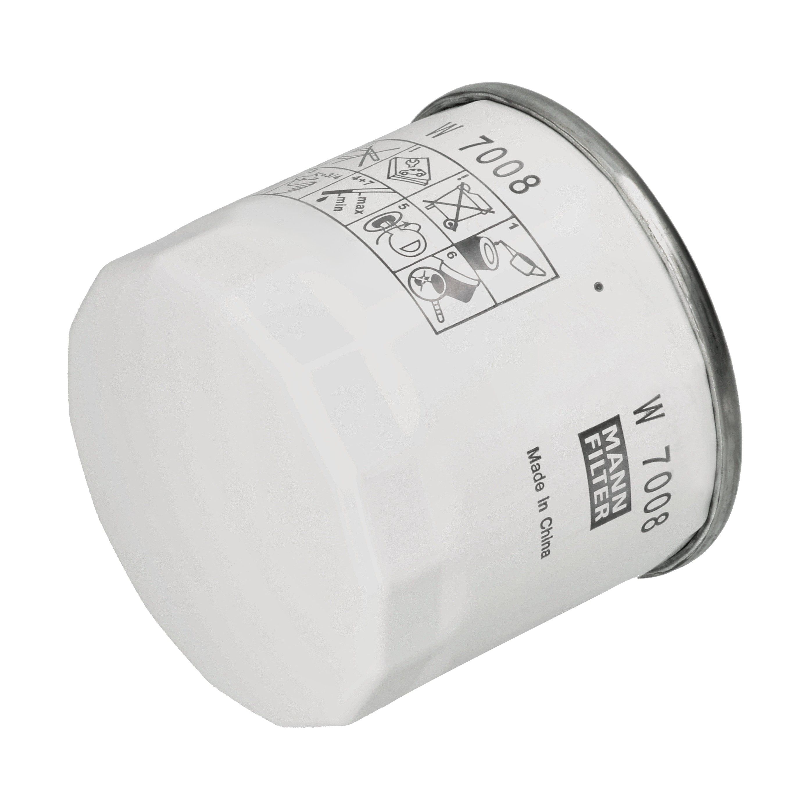 MANN-FILTER Oliefilter W 7008 Påskruet 79mm 3/4-16 UNF for FORD VOLVO MAZDA