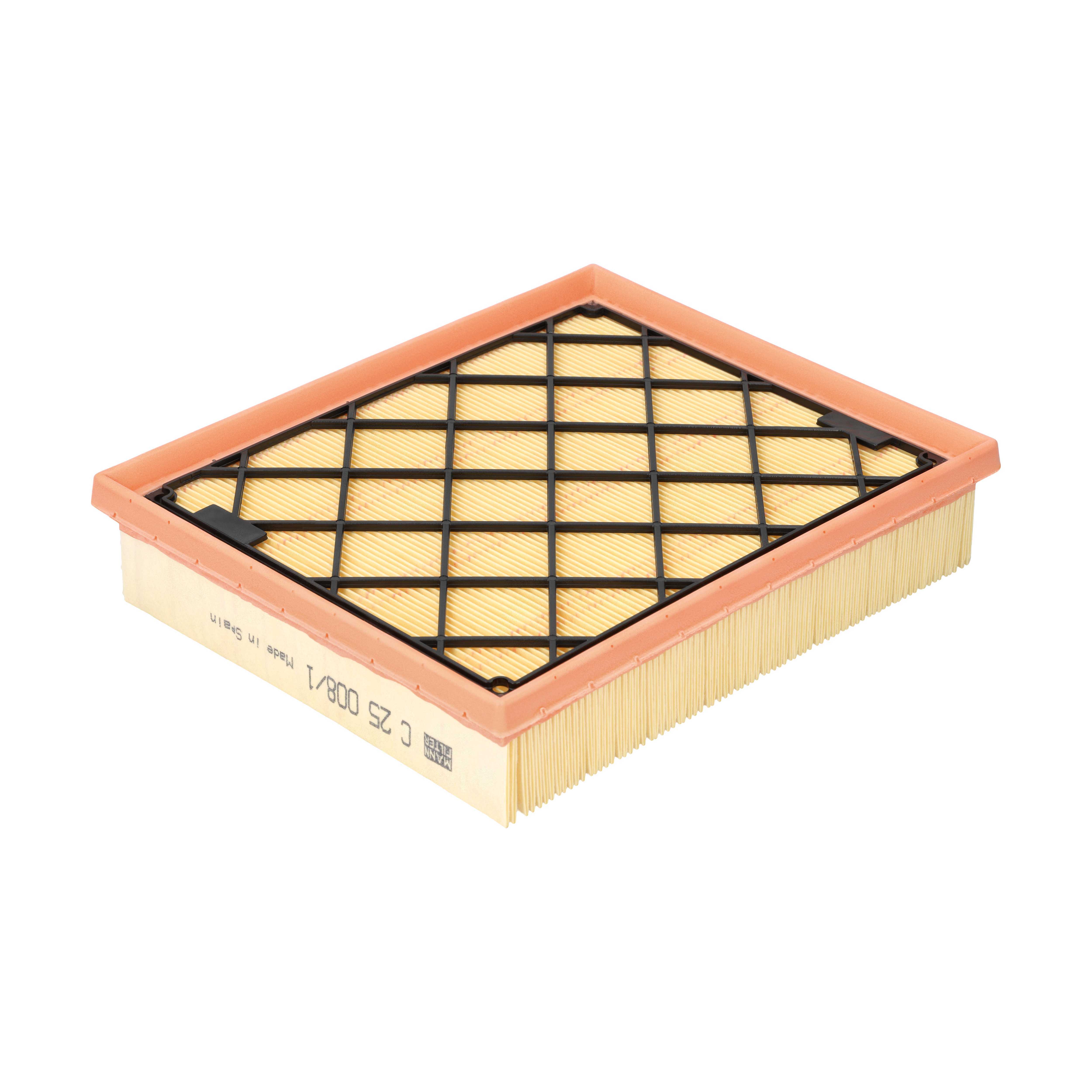 MANN-FILTER Luftfilter C 25 008/1 Filterindsats length_mm_203|Længde [mm]|246 width_mm_206|Bredde [mm]|199 height_mm_209|Højde [mm]|50 50mm for FORD