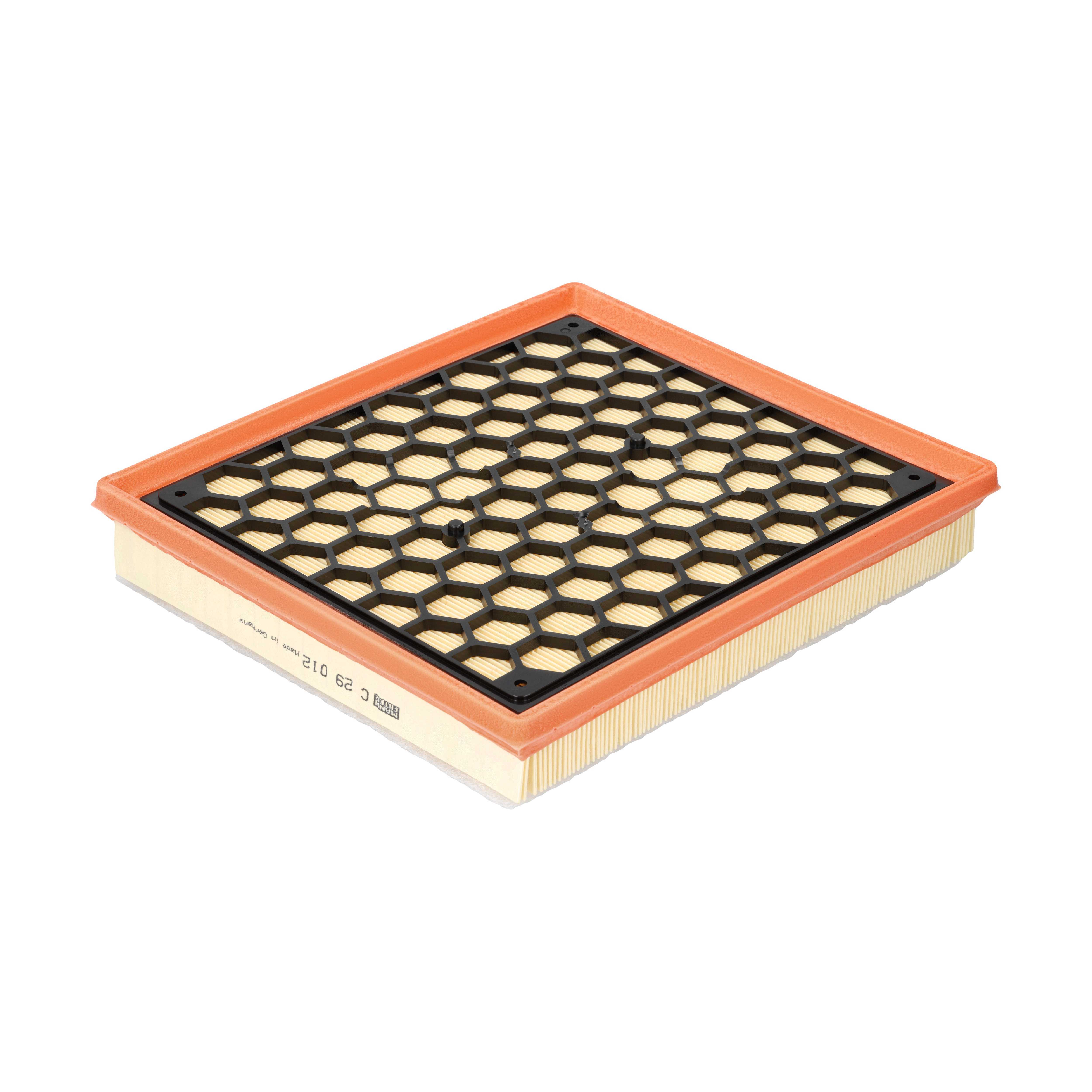MANN-FILTER Luftfilter C 29 012 Filterindsats length_mm_203|Længde [mm]|290 width_mm_206|Bredde [mm]|258 height_mm_209|Højde [mm]|53 53mm for OPEL GE