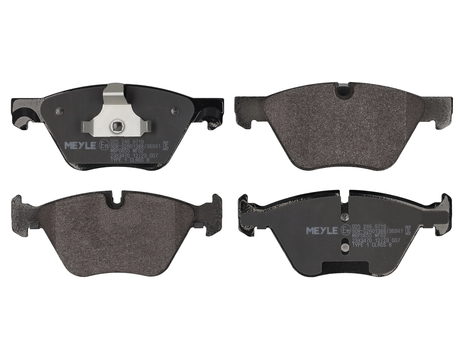 MEYLE Bremseklodser 0252469719 foraksel for BMW