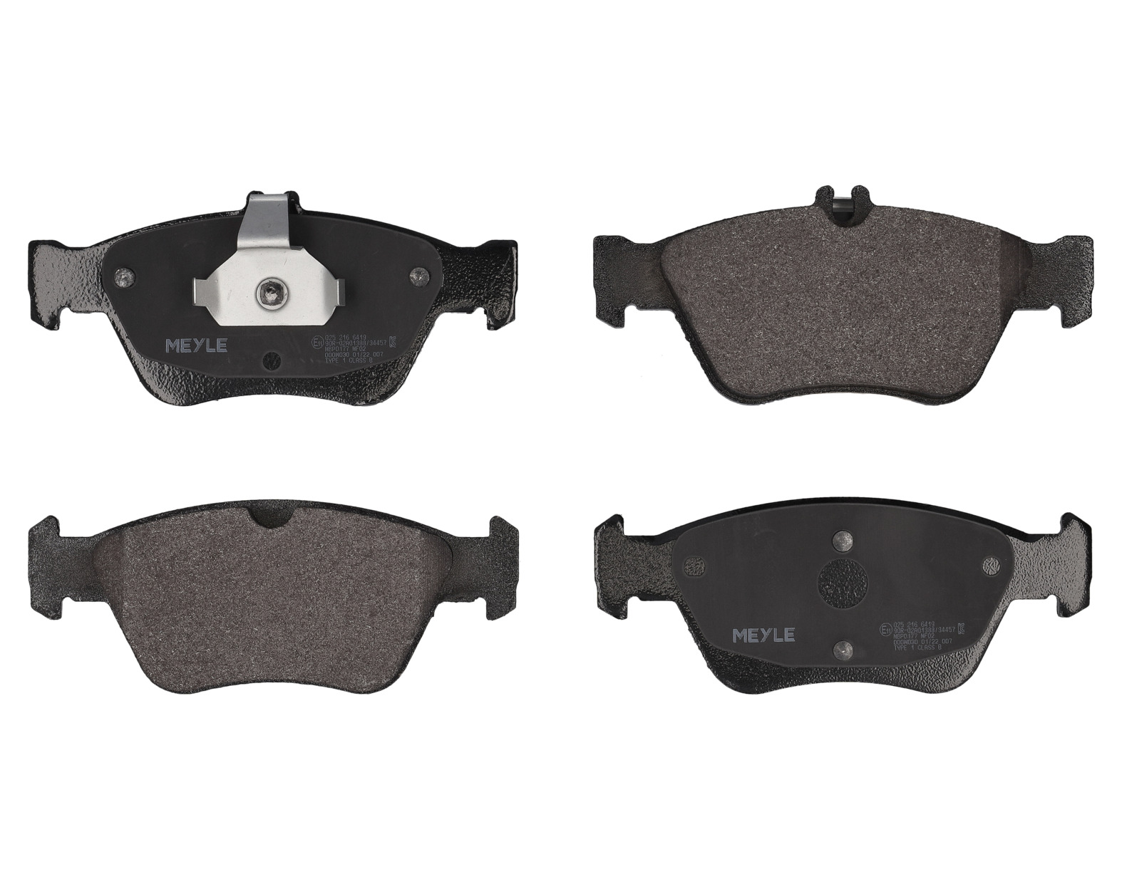 MEYLE Bremseklodser 0252166419 foraksel for MERCEDES-BENZ