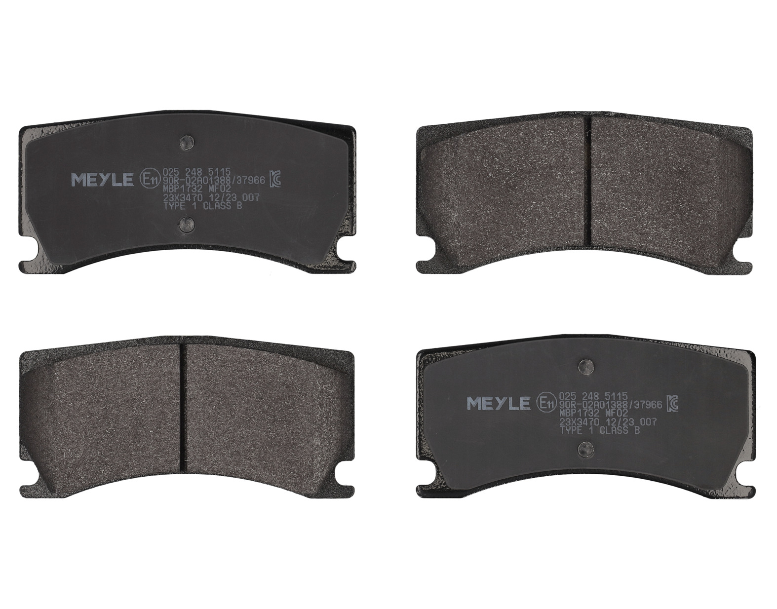 MEYLE Bremseklodser 0252485115 for DS JAGUAR