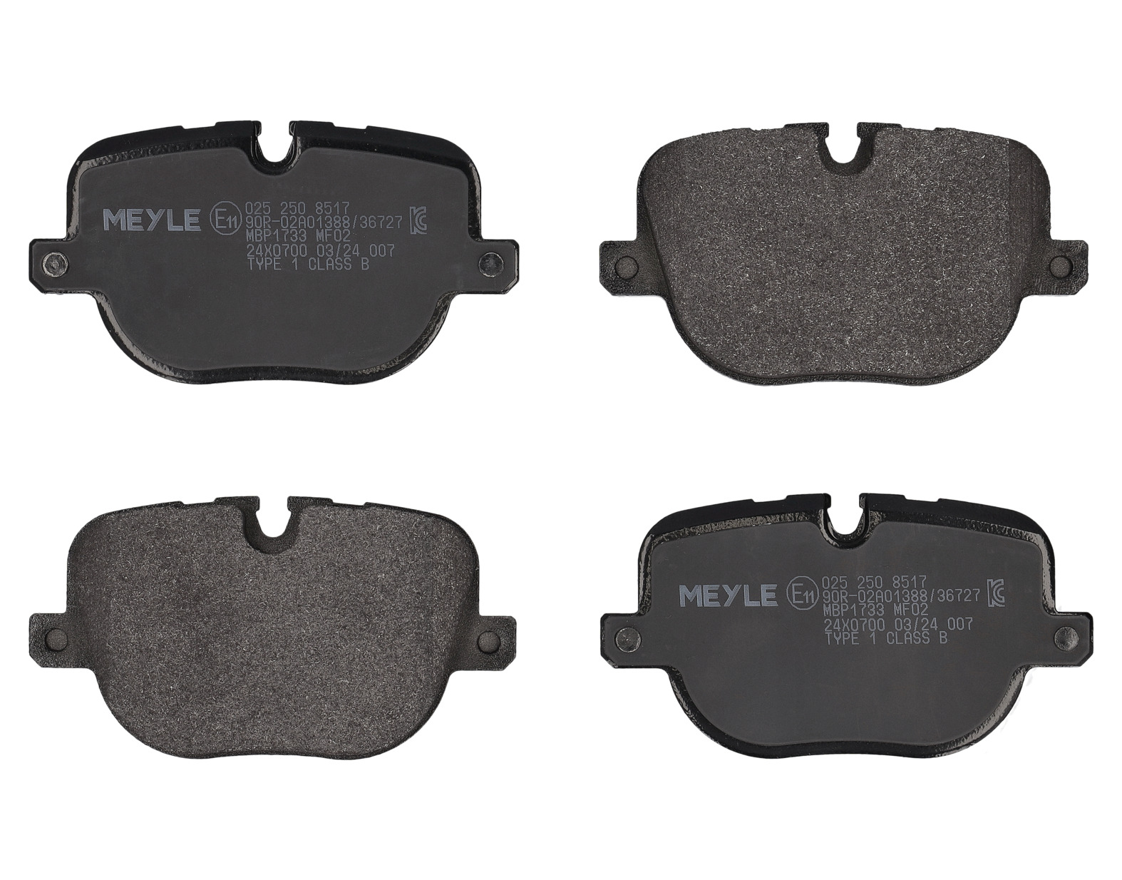 MEYLE Bremseklodser 0252508517 for LAND ROVER