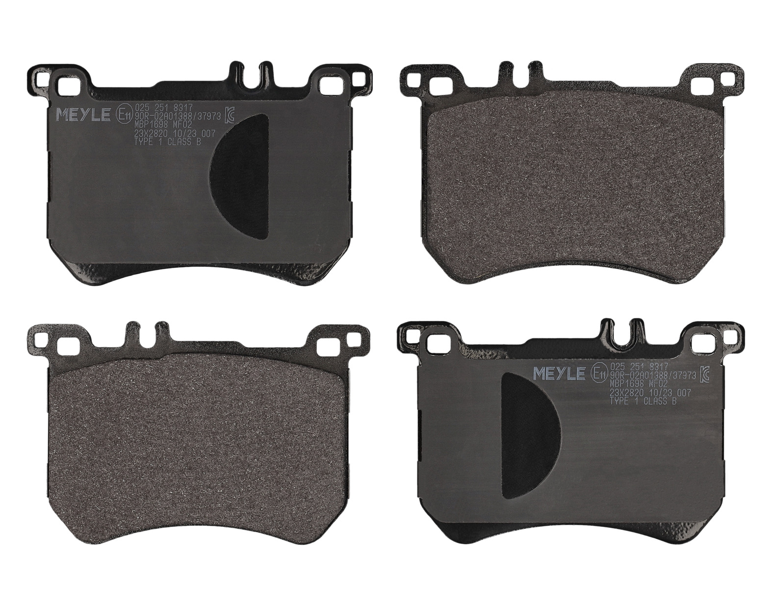 MEYLE Bremseklodser 0252518317 foraksel for MERCEDES-BENZ
