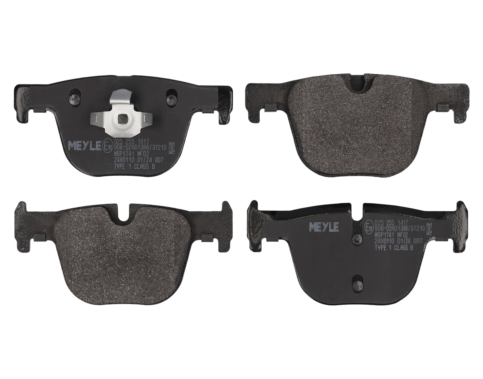 MEYLE Bremseklodser 0252551417 bagaksel for BMW