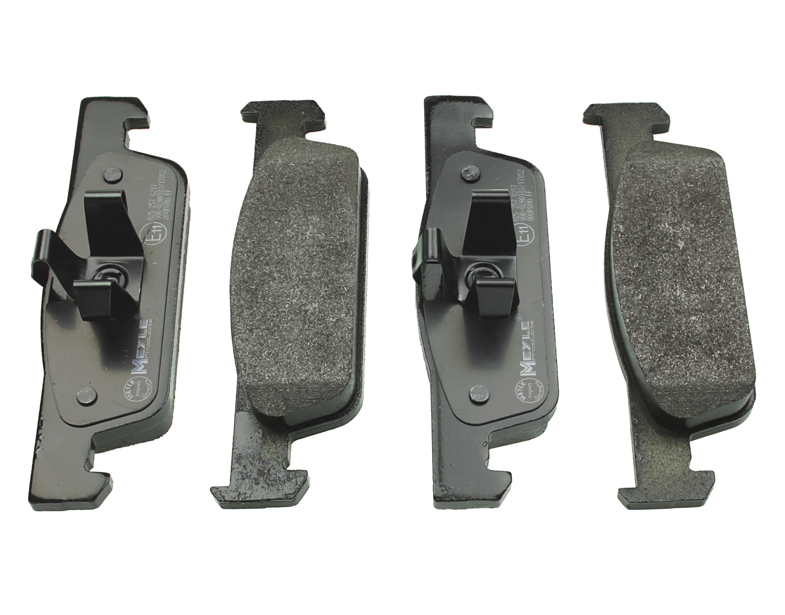 MEYLE Bremseklodser 0252570217 foraksel for DACIA RENAULT SMART