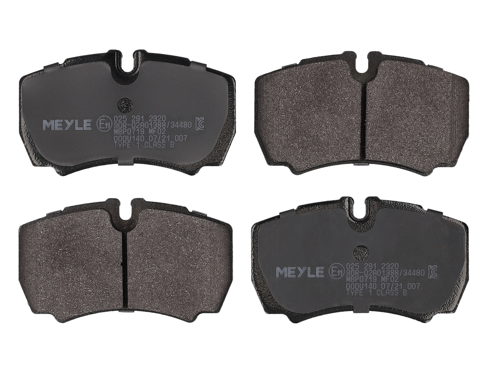MEYLE Bremseklodser 0252912320 bagaksel for IVECO