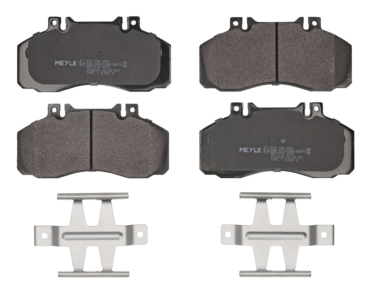 MEYLE Bremseklodser 0252983521 for MERCEDES-BENZ