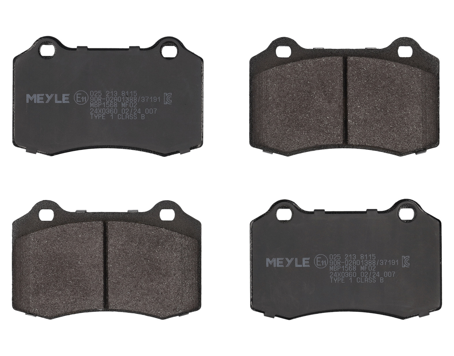 MEYLE Bremseklodser 0252138115 for VOLVO DS JAGUAR SEAT