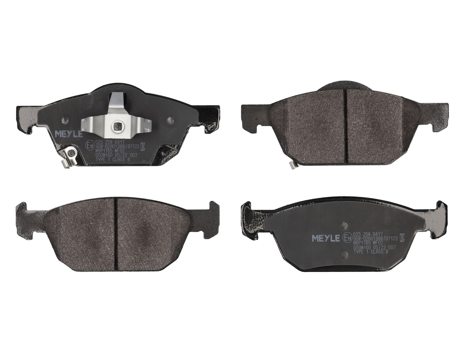 MEYLE Bremseklodser 0252580417 foraksel for HONDA