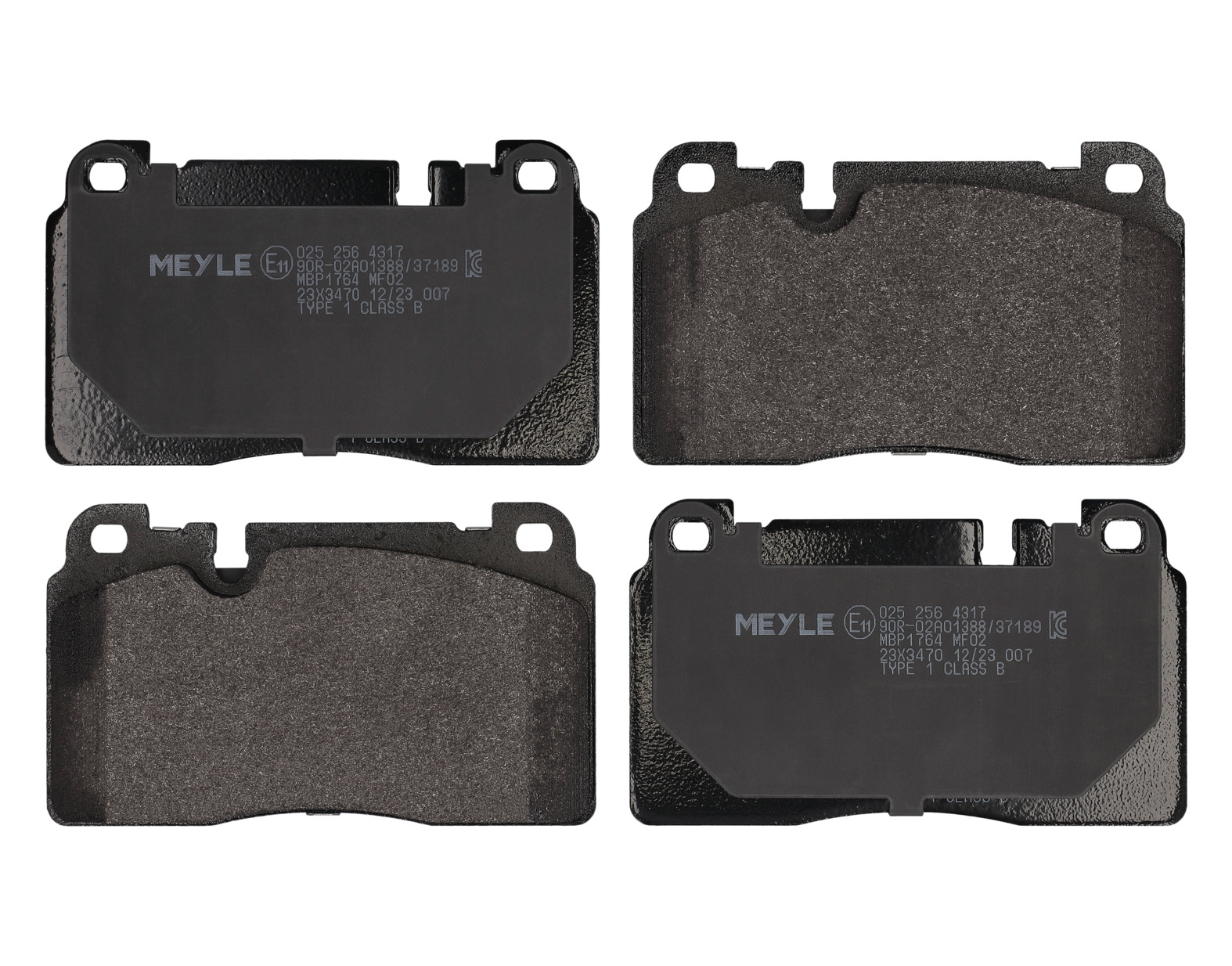 MEYLE Bremseklodser 0252564317 foraksel for AUDI PORSCHE
