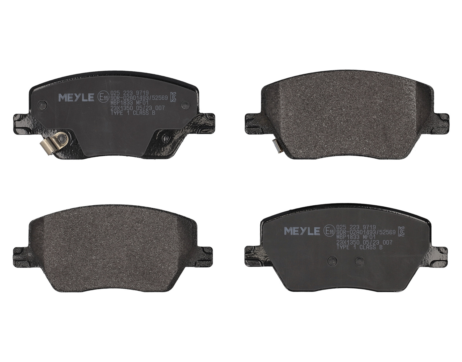 MEYLE Bremseklodser 0252239719 foraksel for FIAT