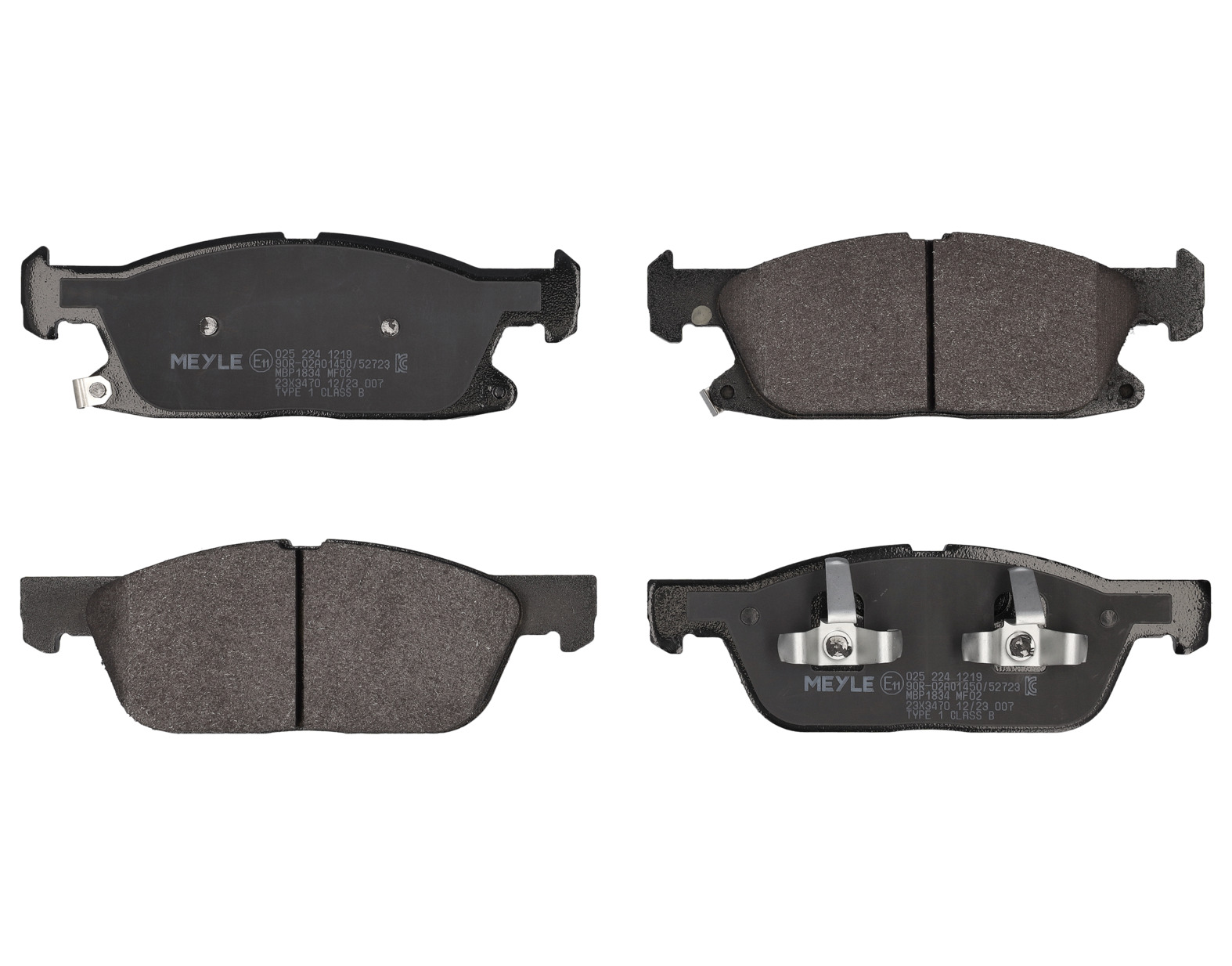 MEYLE Bremseklodser 0252241219 foraksel for FORD USA FORD TOYOTA