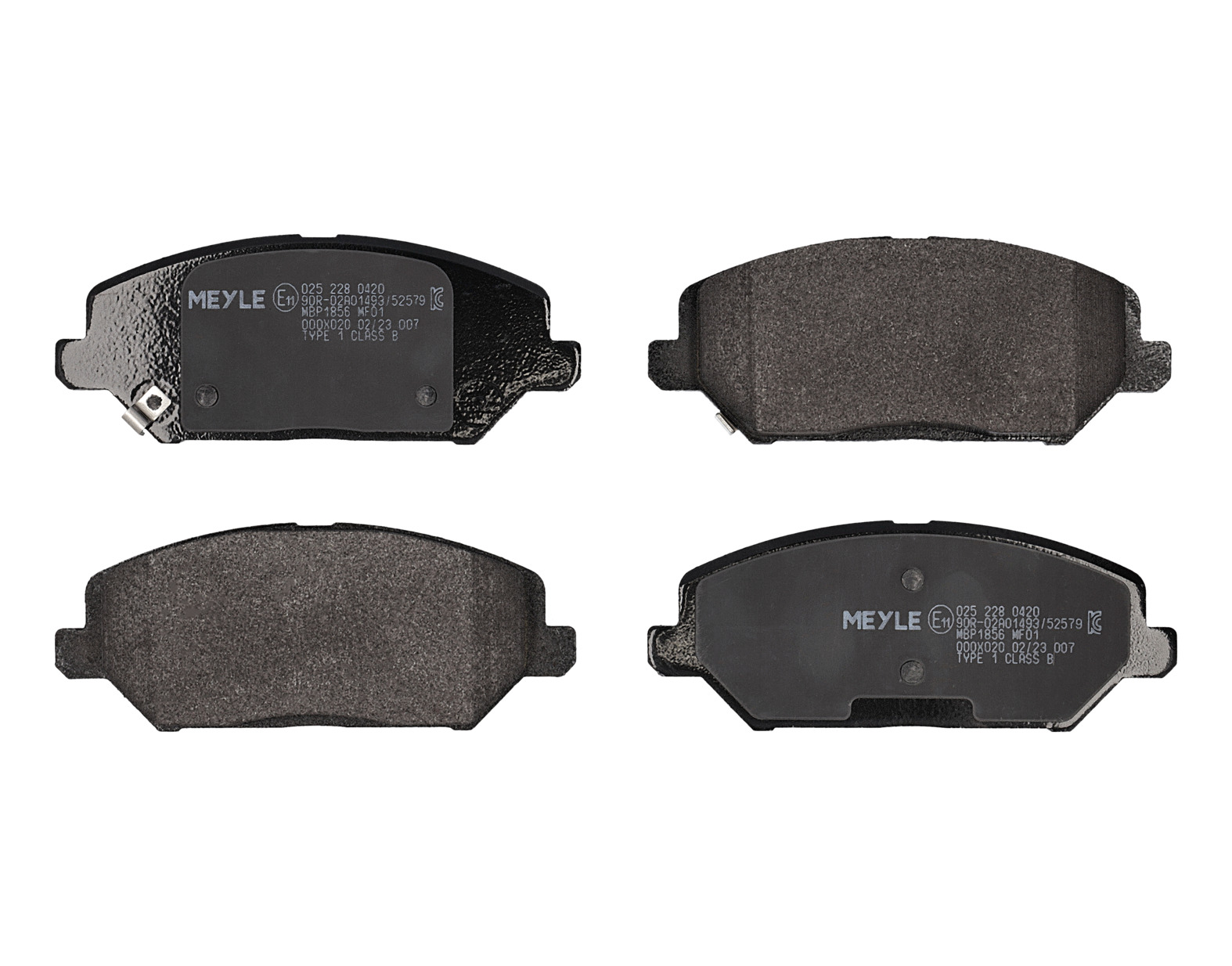 MEYLE Bremseklodser 0252280420 foraksel for KIA